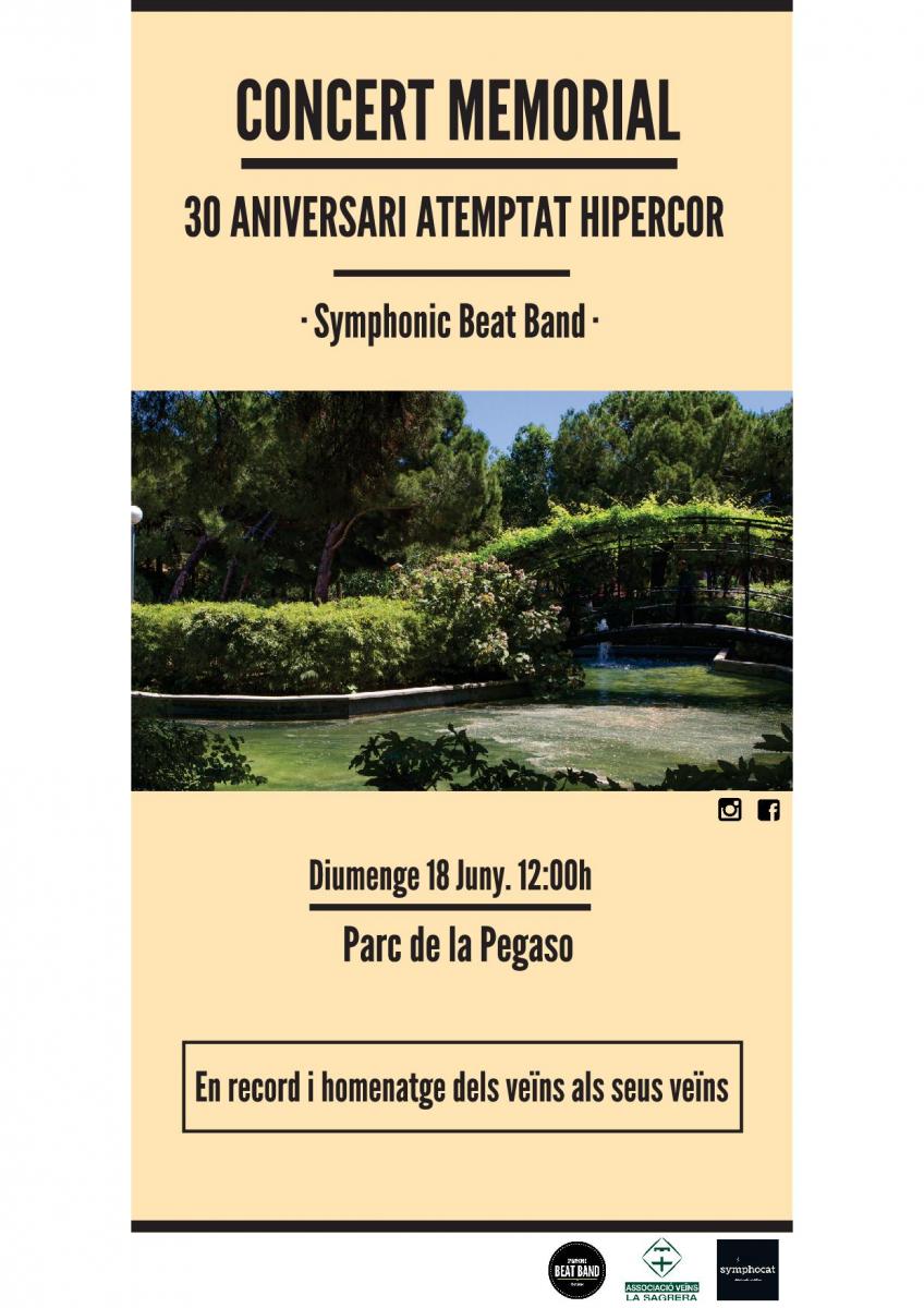 Concert memorial a la Sagrera: 30 aniversari de l'atemptat d'Hipercor