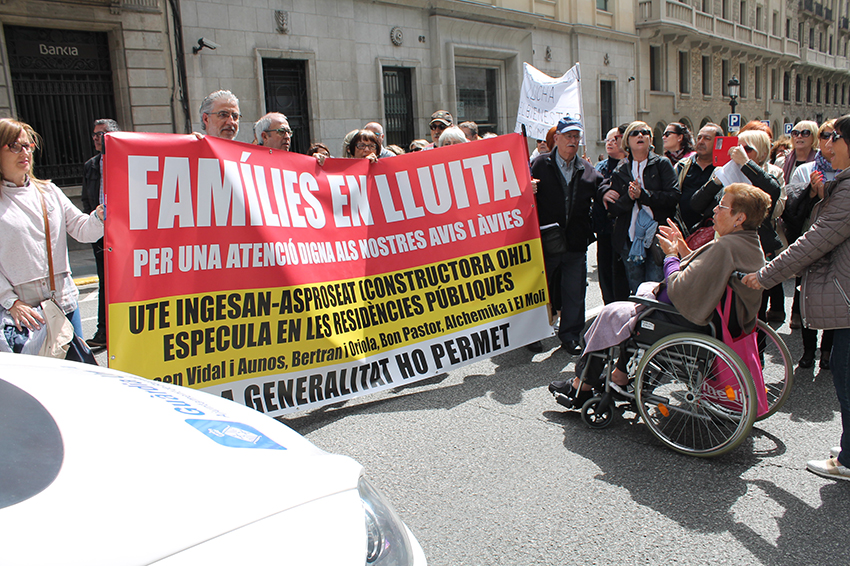 Roda de premsa: Valoració de les mesures de la Generalitat sobre les residències assistides